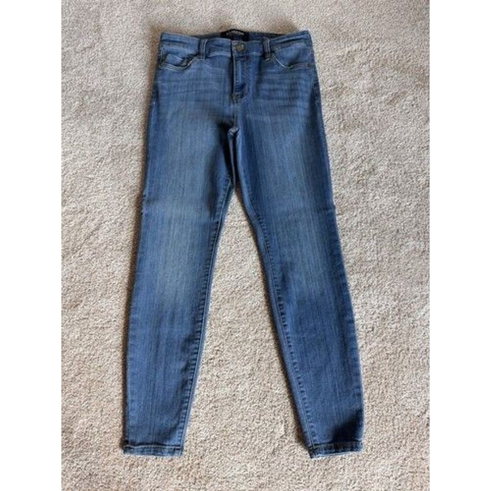 Liverpool Los Angeles Womens 8 Skinny Jeans Blue Medium Wash Stretch Denim 29